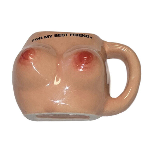 imagen DIABLO PICANTE - IMÁN DE PECHOS EN TAZA CERÁMICA “FOR MY BEST FRIEND”