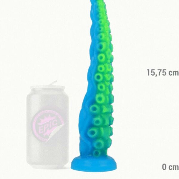 imagen EPIC - SCYLLA DILDO TENTÁCULO FINO FLUORESCENTE TAMAÑO GRANDE