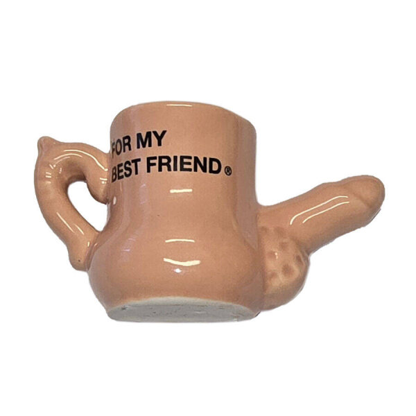 imagen DIABLO PICANTE – IMÁN TAZA CERÁMICA CON PENE EN RELIEVE “FOR MY BEST FRIEND”