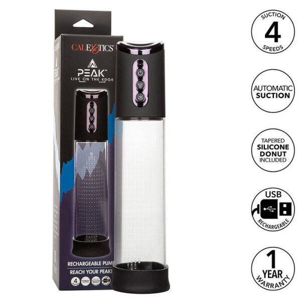imagen CALEXOTICS - PEAK BOMBA ONDAS ESTIMULADORASA 4 VELOCIDADES NEGRO