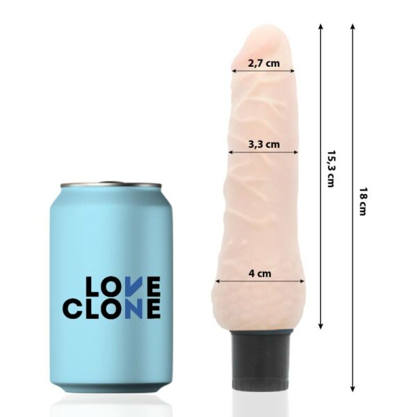 imagen LOVECLONE - SVEN SELF LUBRICATION VIBRADOR 18.5 CM -O- 3.3 CM