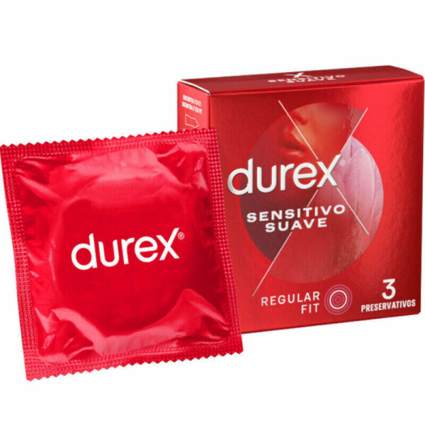 imagen DUREX - SENSITIVO SUAVE 3 UNIDADES