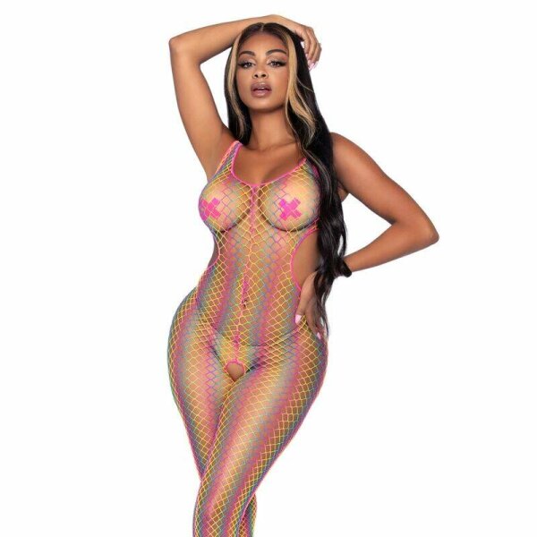 imagen LEG AVENUE - BODYSTOCKING ARCOIRIS TALLA UNICA