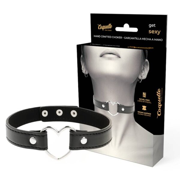 imagen COQUETTE CHIC DESIRE - COLLAR CUERO VEGANO ACCESORIO WOMAN CORAZÓN