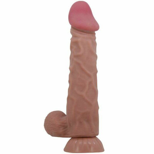 imagen PRETTY LOVE - SLIDING SKIN SERIES DILDO REALÍSTICO CON VENTOSA PIEL DESLIZANTE MORENO 24 CM