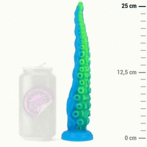 imagen EPIC - SCYLLA DILDO TENTÁCULO FINO FLUORESCENTE TAMAÑO PEQUEÑO