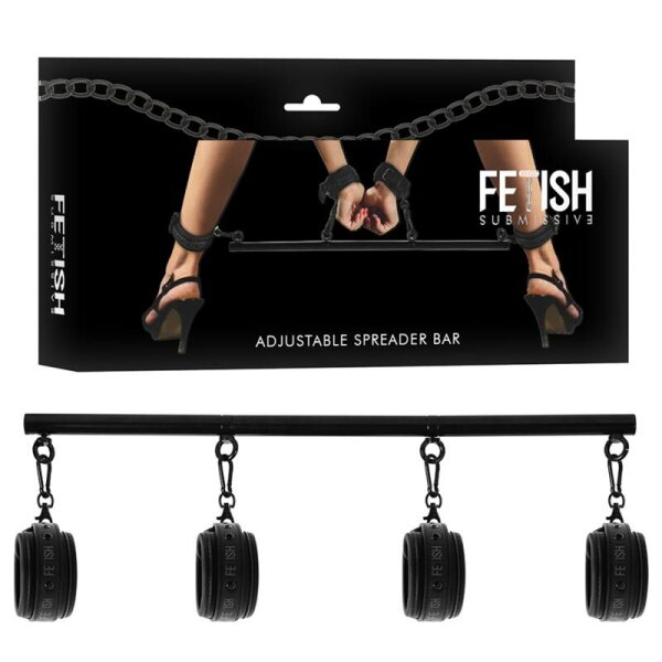 imagen FETISH SUBMISSIVE BONDAGE - BARRA SEPARADORA AJUSTABLE 4 PIEZAS