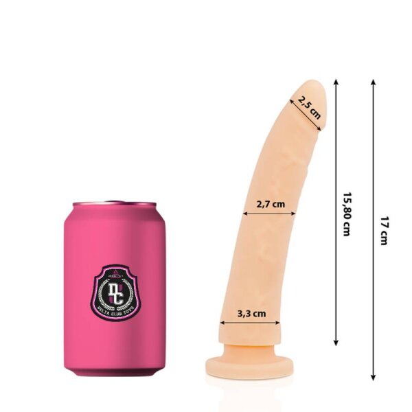 imagen DELTA CLUB - DILDO REALISTA NATURAL SILICONA MEDICA 17 CM -O- 3 CM