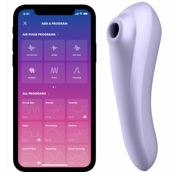 imagen SATISFYER - DUAL PLEASURE AIR PULSE VIOLETA