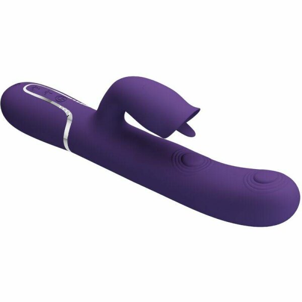 imagen PRETTY LOVE - VIBRADOR RABBIT CON LICKING MORADO