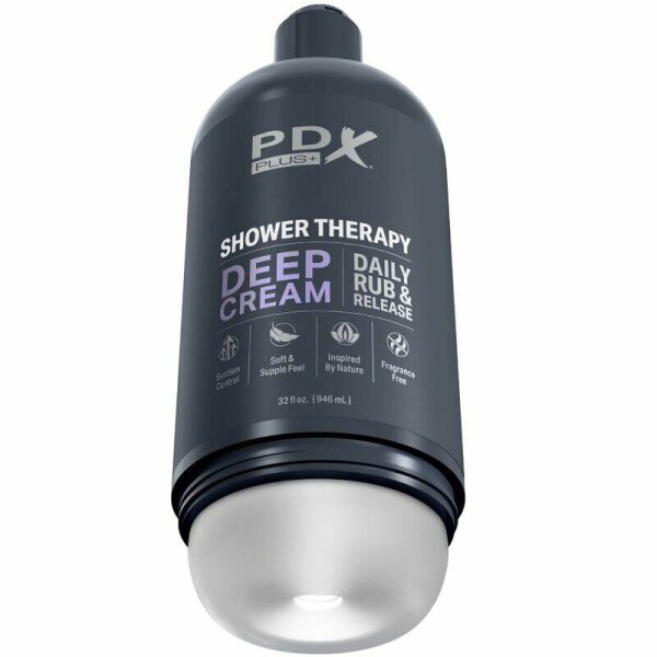 imagen PDX PLUS - MASTURBADOR STROKER DISEÑO DISCRETO DE BOTE CHAMPU DEEP CREAM