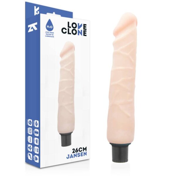 imagen LOVECLONE - JANSEN VIBRADOR REALÍSTICO SELF LUBRICATION 26 CM -O- 4.2 CM