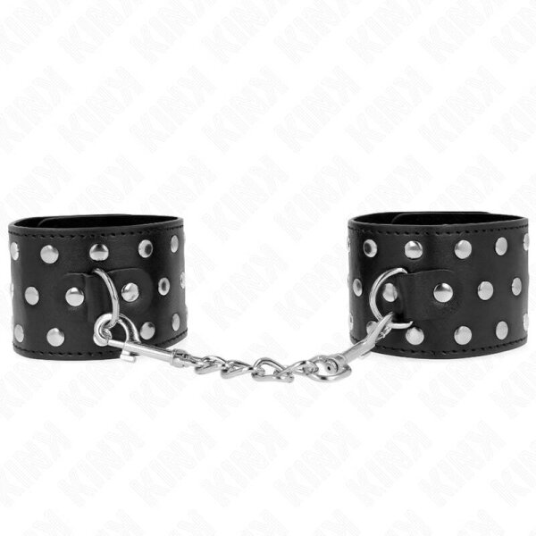 imagen KINK - MUÑEQUERAS ESTILO PUNK AJUSTABLE 19-24 CM X 5.5 CM