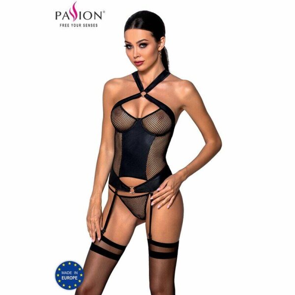 imagen PASSION - AMANDA CORSET CUERO ECOLOGICO S/M