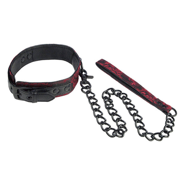 imagen CALEXOTICS - SCANDAL COLLAR CON CORREA NEGRA