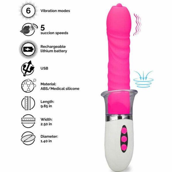 imagen ARMONY - LIBERTY VIBRADOR & THRUSTING CON LENGUA