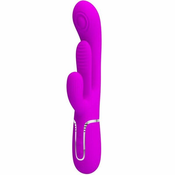 imagen PRETTY LOVE - SHANIA TRIPLE VIBRADOR RABBIT MULTIFUNCIÓN ROSA