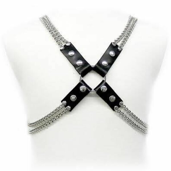 imagen LEATHER BODY - CHAIN HARNESS