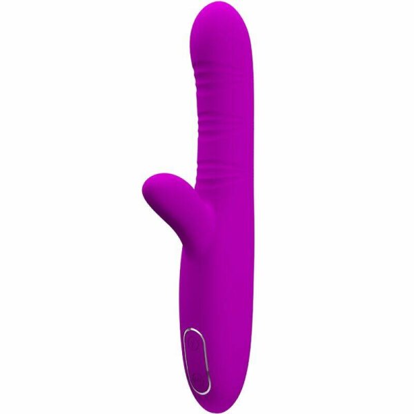 imagen PRETTY LOVE - ANGELIQUE VIBRADOR MULTIFUNCIÓN + ESTIMULADOR DE CLÍTORIS MORADO