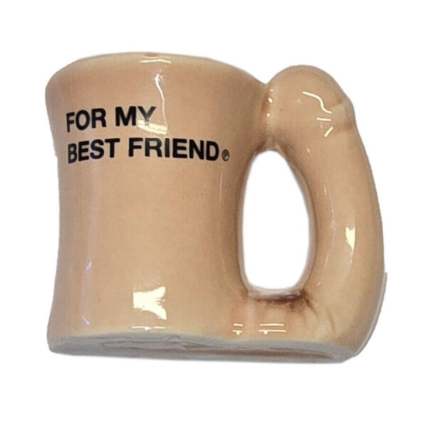imagen DIABLO PICANTE – IMÁN TAZA CERÁMICA CON ASA DE PENE “FOR MY BEST FRIEND”