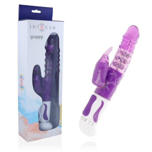 imagen INTENSE - GUPPY VIBRADOR ROTADOR LILA