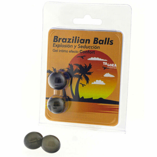 imagen TALOKA - BRAZILIAN BALLS GEL EXCITANTE EFECTO CONFORT 2 BOLAS