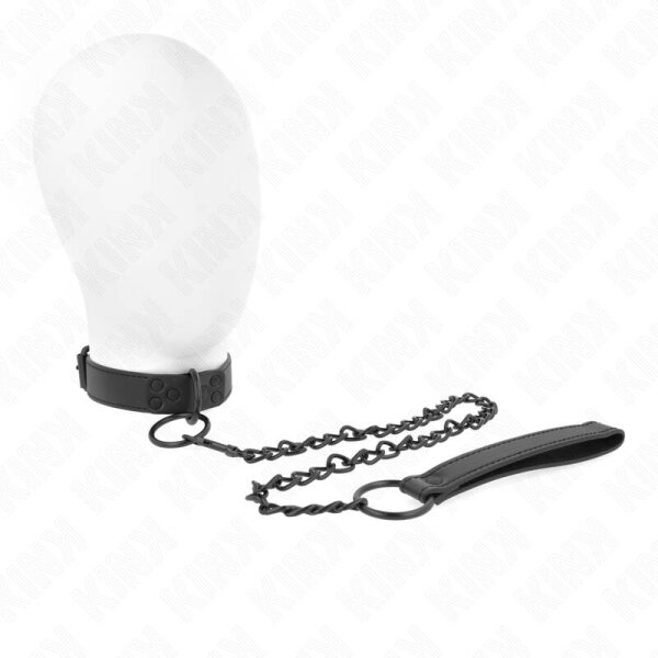 imagen KINK - COLLAR CON CORREA 65 CM OSCURO AJUSTABLE 37-54 CM X 3 CM