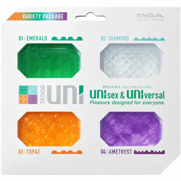 imagen TENGA - UNI VARIETY MASTURBADOR DEDAL PACK 4 UDS