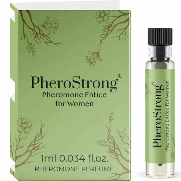 imagen PHEROSTRONG - PERFUME CON FEROMONAS ENTICE PARA MUJER 1 ML