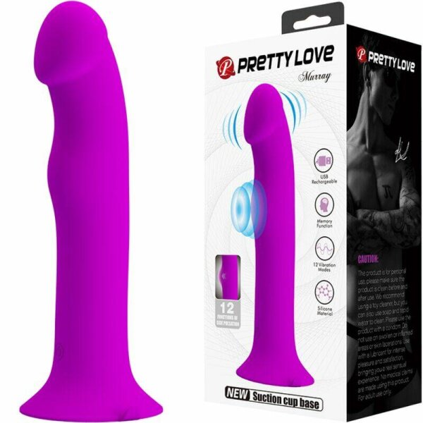 imagen PRETTY LOVE - MURRAY VIBRADOR Y ESTIMULADOR PUNTO G MORADO