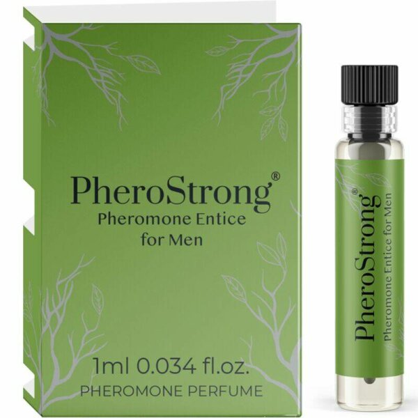 imagen PHEROSTRONG - PERFUME CON FEROMONAS ENTICE PARA HOMBRE 1 ML