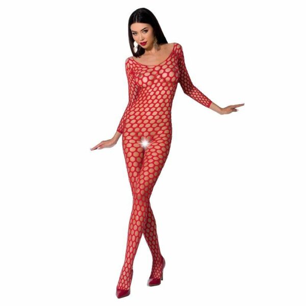 imagen PASSION - WOMAN BS077 BODYSTOCKING TALLA UNICA ROJO