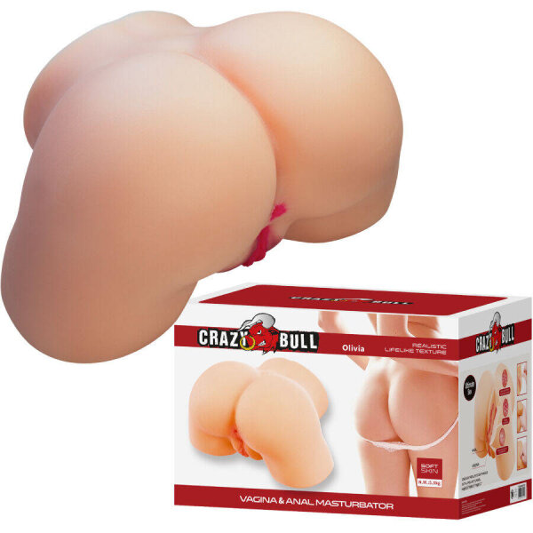 imagen CRAZY BULL - OLIVIA TRASERO FEMENINO REALISTA VAGINA Y ANAL 5.5 KG