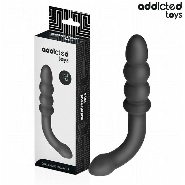 imagen ADDICTED TOYS - MASAJEADOR ANAL DOBLE SILICONA 16,5 CM