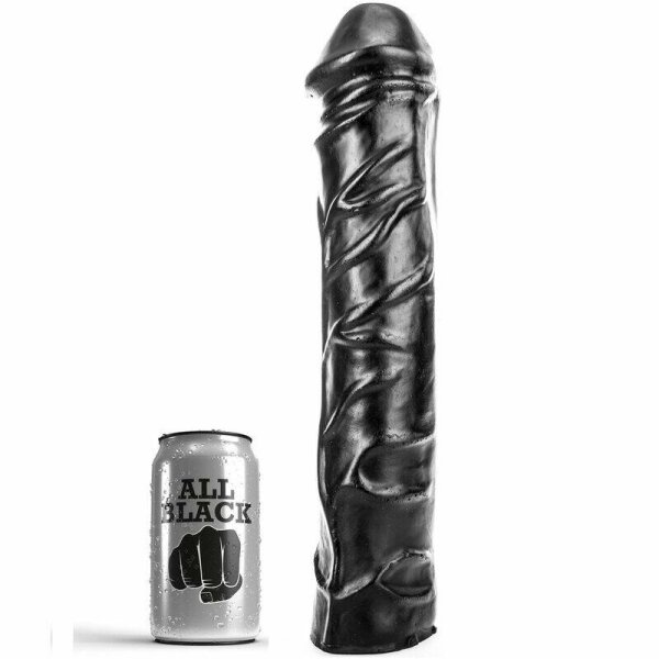 imagen ALL BLACK - DILDO GIGANTE FISTING SUAVE 32 CM