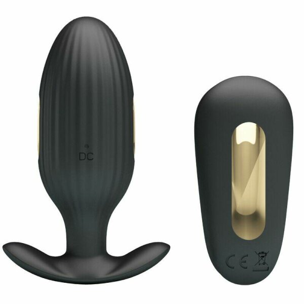 imagen PRETTY LOVE - KELLY PLUG ANAL VIBRADOR RECARGABLE NEGRO