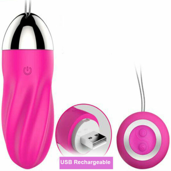 imagen ARMONY - SWEETY HUEVO VIBRADOR ESPIRAL CONTROL REMOTO ROSA