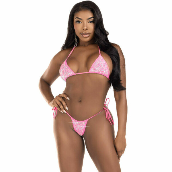 imagen LEG AVENUE - BIKINI DIAMANTES FUCSIA