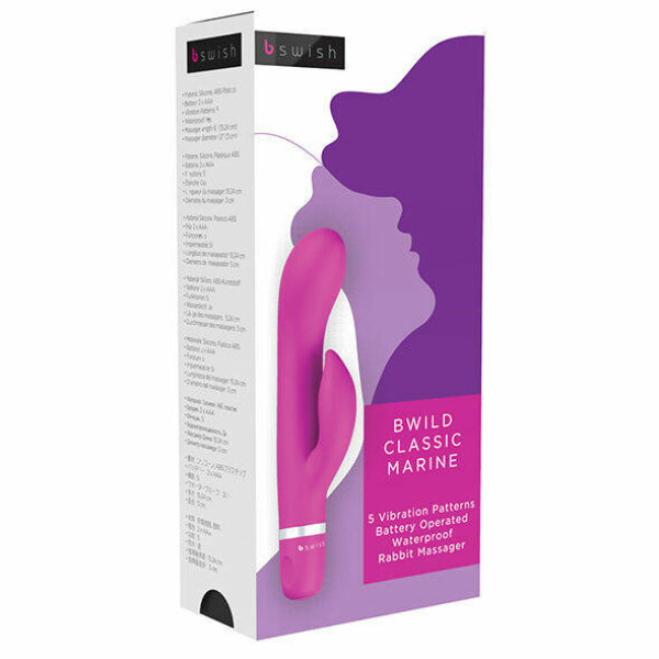 imagen B SWISH - BWILD CLASSIC MARINE RABBIT VIBRATOR CERISE