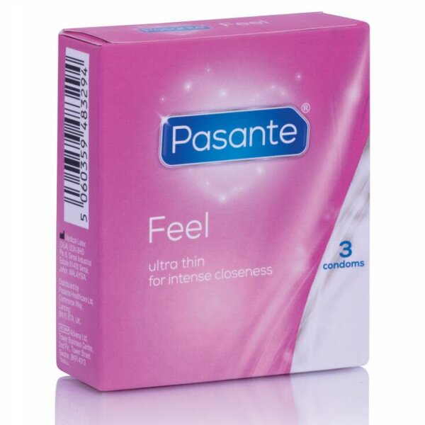 imagen PASANTE - PRESERVATIVOS SENSITIVE ULTRAFINO 3 UNIDADES