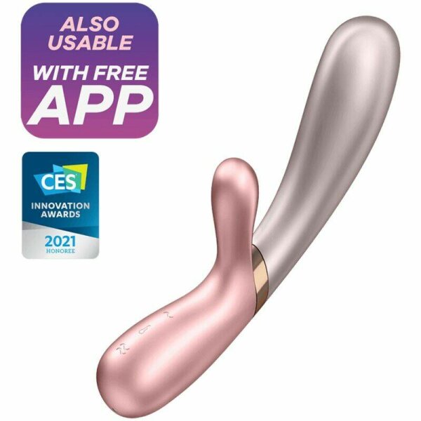 imagen SATISFYER - HOT LOVER VIBRADOR ROSA & BEIGE