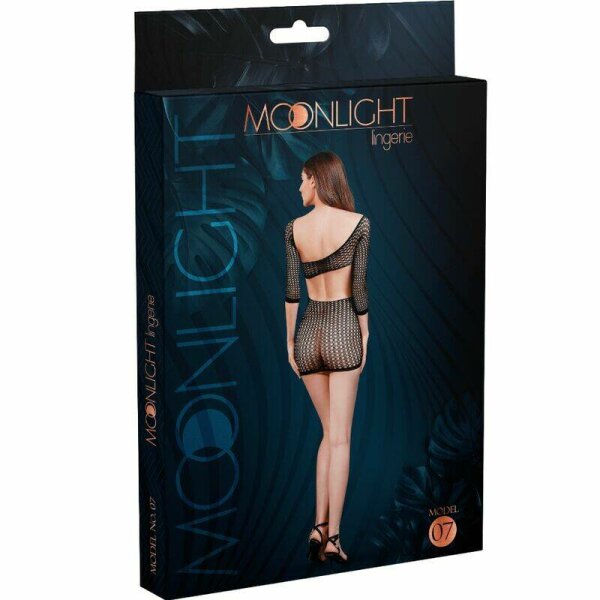 imagen MOONLIGHT - MODELO 7 VESTIDO DE RED NEGRO TALLA UNICA