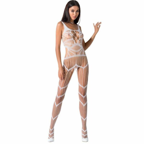 imagen PASSION - WOMAN BS058 BODYSTOCKING BLANCO TALLA UNICA