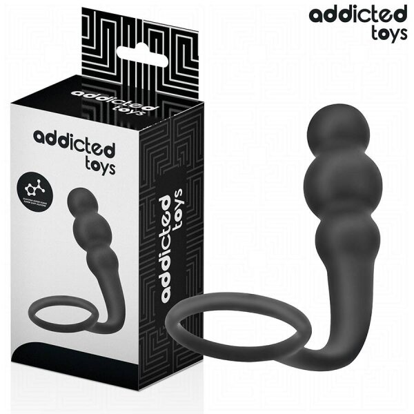 imagen ADDICTED TOYS - PLUG ANAL CON ANILLO SILICONA MODELO 1