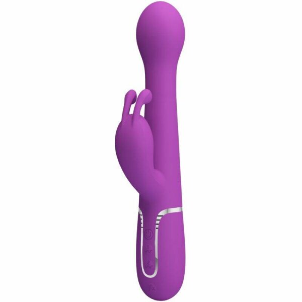 imagen PRETTY LOVE - DEJON VIBRADOR RABBIT MULTIFUNCIÓN 3 EN 1 MORADO