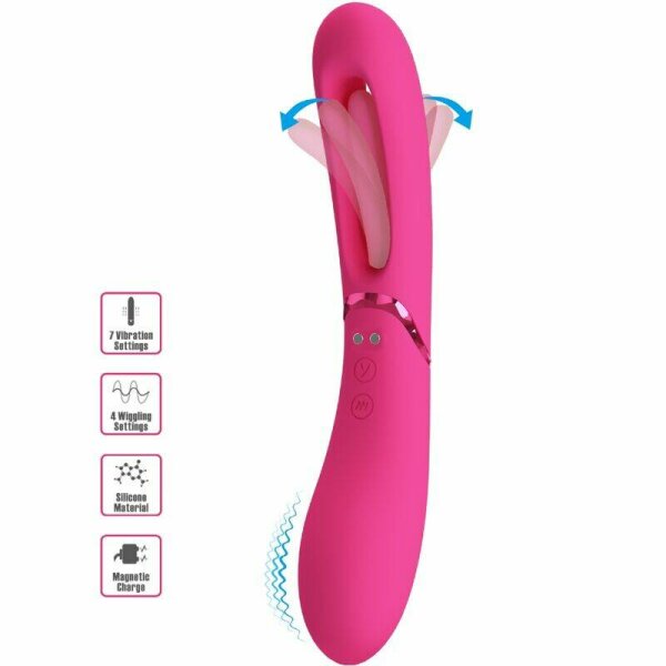 imagen ROMANCE - LEXIE VIBRADOR PUNTO G 7 VIBRACIONES ROSA