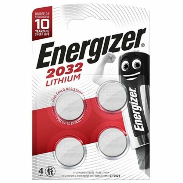 imagen ENERGIZER - PILA BOTON LITIO CR2032 3V BLISTER*4