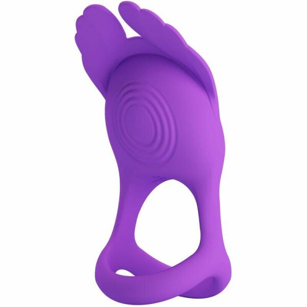 imagen PRETTY LOVE - SILAS ANILLO VIBRADOR 7 VIBRACIONES SILICONA LILA