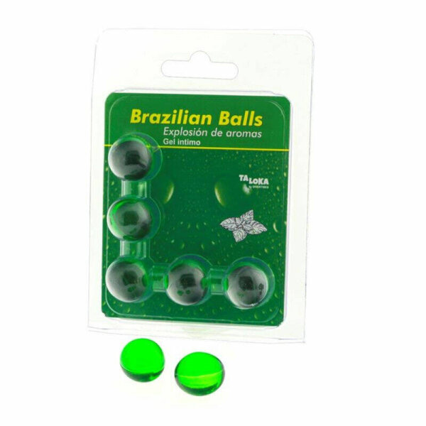 imagen TALOKA - BRAZILIAN BALLS GEL ÍNTIMO MENTA 5 BOLAS