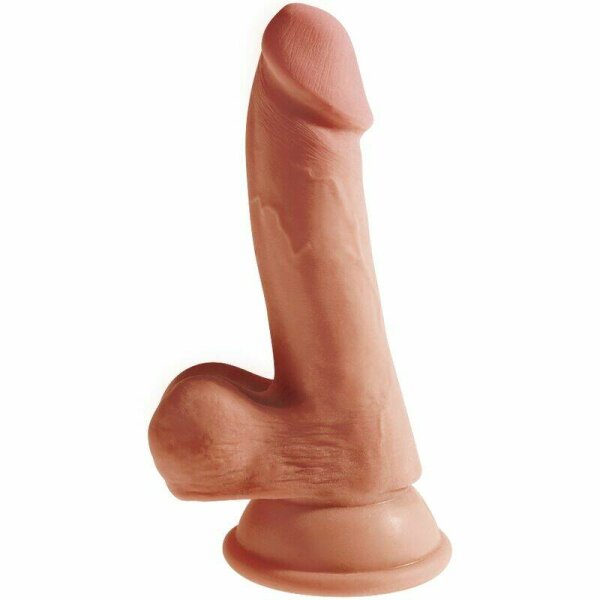 imagen KING COCK - PLUS 3D DILDO CON TESTICULOS 17 CM